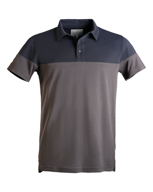 Blocked Polo - Masters Grey