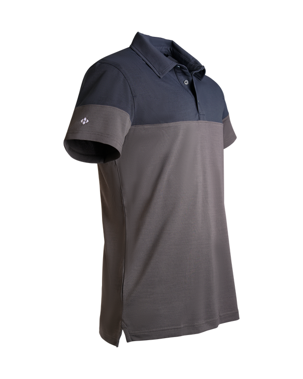 Blocked Polo - Masters Grey