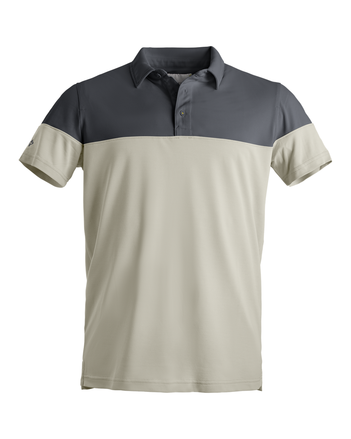 Blocked Polo - Solid Sand