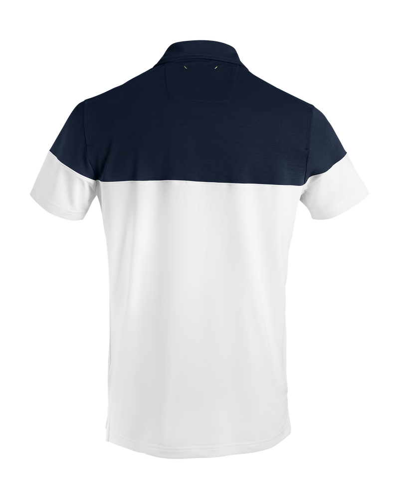 Blocked Polo - Masters White